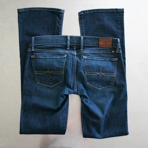 Lucky Brand Cate Boot Slim Stretch Denim Jeans Dark Reign Wash 10/30 Regular